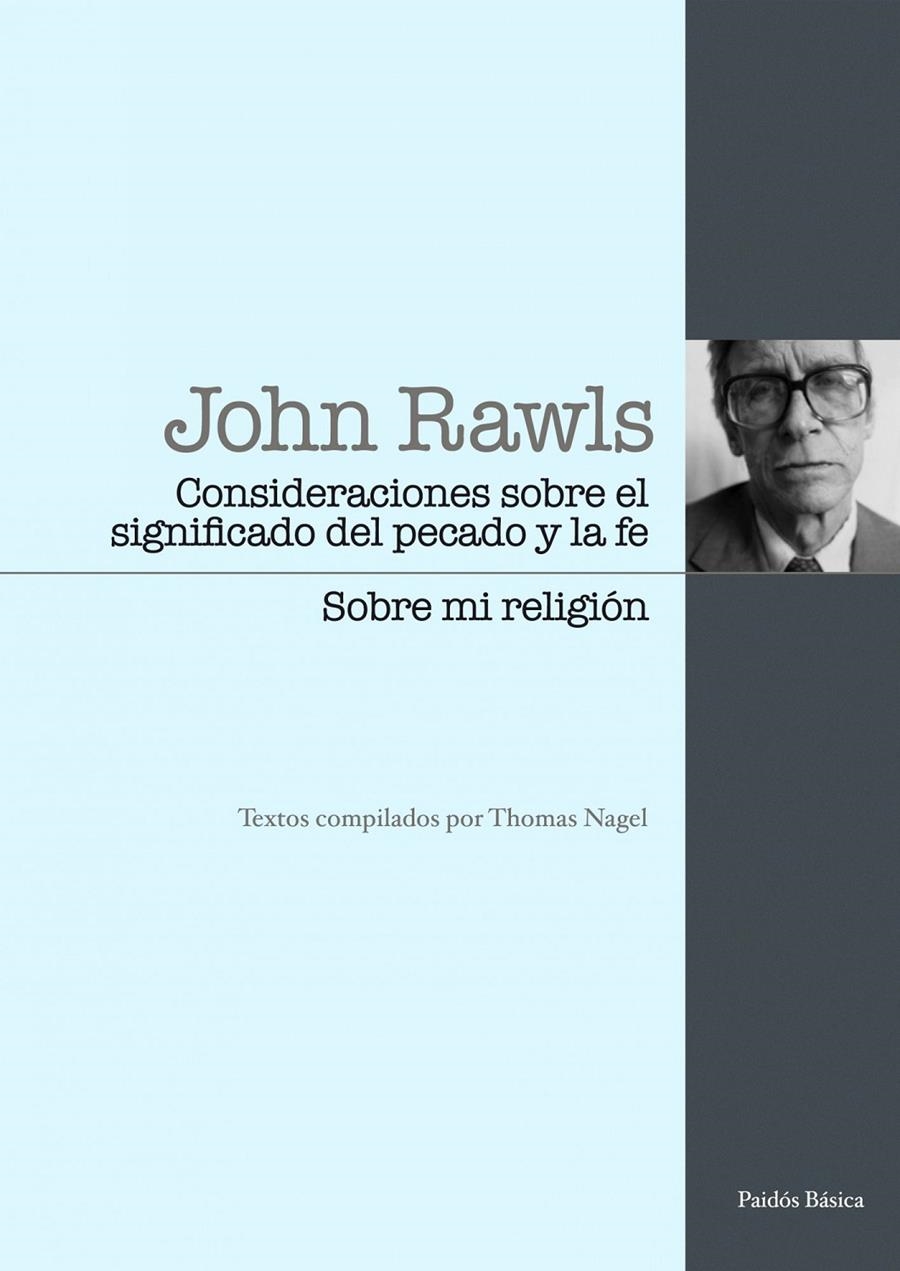 CONSIDERACIONES SOBRE EL SIGNIFICADO DEL PECADO Y LA FE. | 9788449324086 | RAWLS, JOHN | Llibreria Online de Banyoles | Comprar llibres en català i castellà online