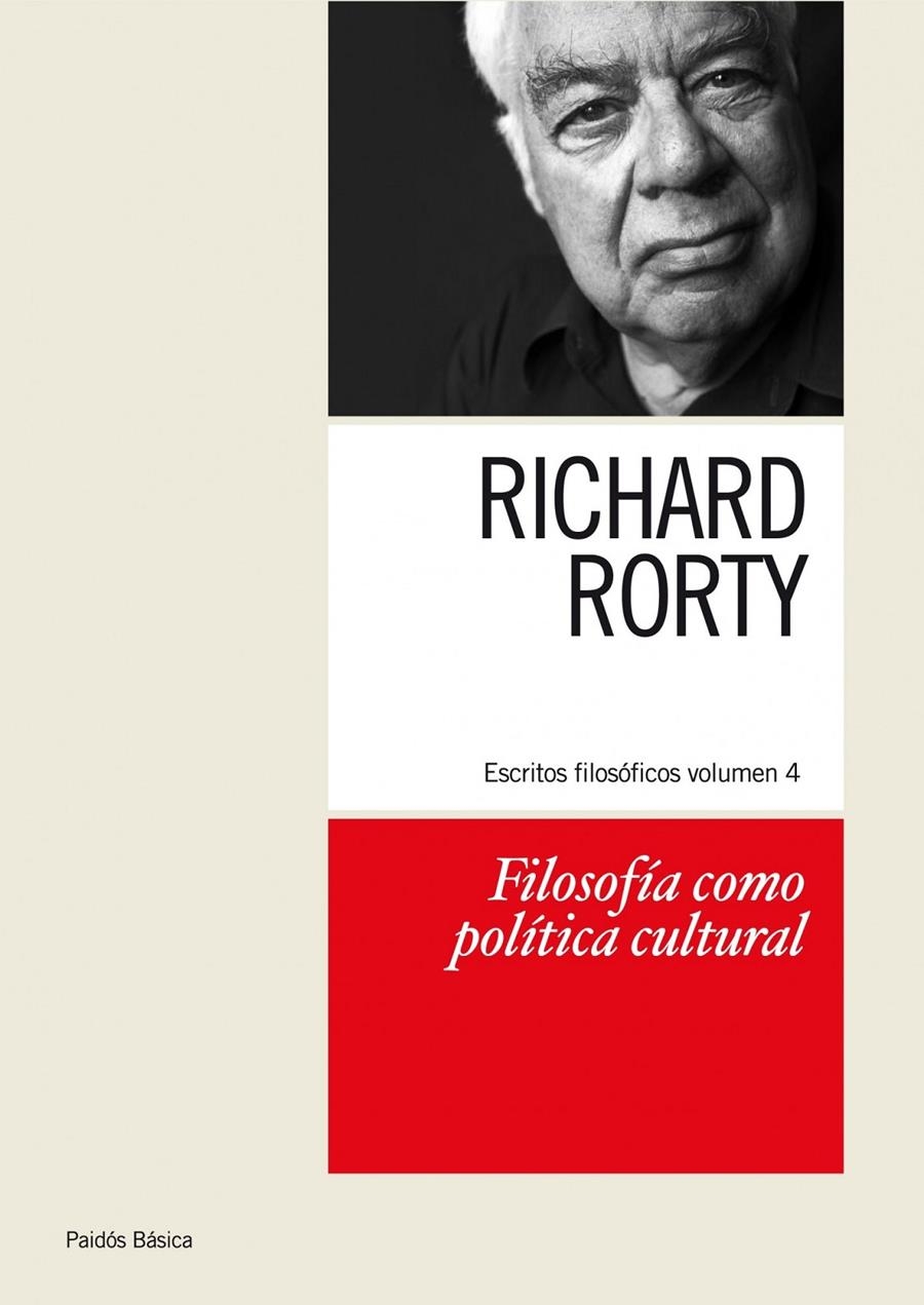 FILOSOFIA COMO POLÍTICA CULTURAL | 9788449324253 | RORTY,RICHARD | Llibreria Online de Banyoles | Comprar llibres en català i castellà online