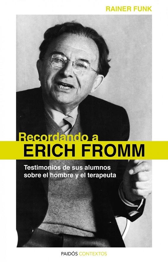 RECORDANDO A ERICH FROMM | 9788449325298 | FUNK, RAINER | Llibreria Online de Banyoles | Comprar llibres en català i castellà online