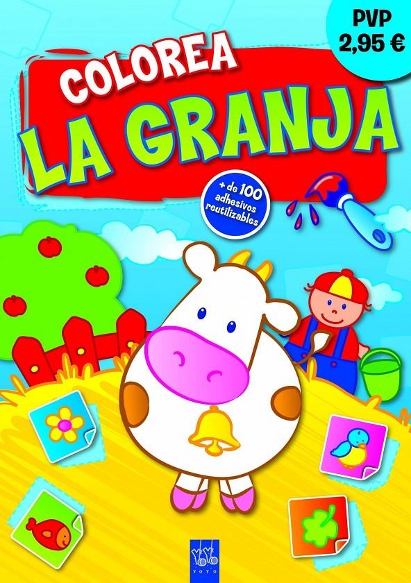 COLOREA LA GRANJA. VACA | 9788408036630 | YOYO | Llibreria Online de Banyoles | Comprar llibres en català i castellà online