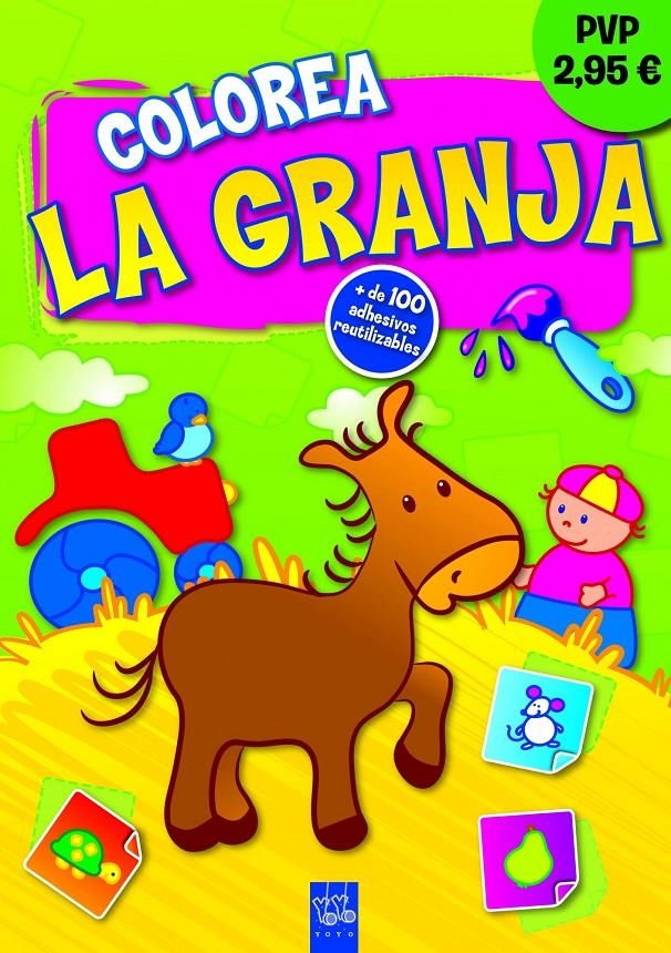 COLOREA LA GRANJA. BURRITO | 9788408036623 | YOYO | Llibreria Online de Banyoles | Comprar llibres en català i castellà online