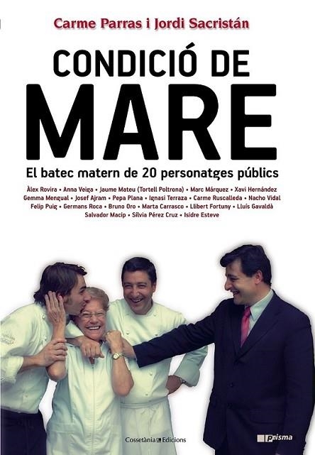 CONDICIÓ DE MARE | 9788490341001 | SACRISTÁN, JORDI I PARRAS, CARME. RECULL L'EXPERIÈNCIA DE:ÀLEX ROVIRA, ANNA VEIGA, JAUME MATEU “TORT | Llibreria L'Altell - Llibreria Online de Banyoles | Comprar llibres en català i castellà online - Llibreria de Girona