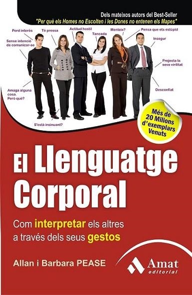 LLENGUATGE CORPORAL, EL | 9788497355803 | PEASE, ALLAN/PEASE, BARBARA | Llibreria Online de Banyoles | Comprar llibres en català i castellà online