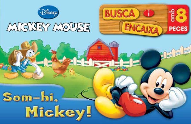 BUSCA I ENCAIXA. SOM-HI, MICKEY! | 9788415697671 | DIVERSOS AUTORS | Llibreria L'Altell - Llibreria Online de Banyoles | Comprar llibres en català i castellà online - Llibreria de Girona