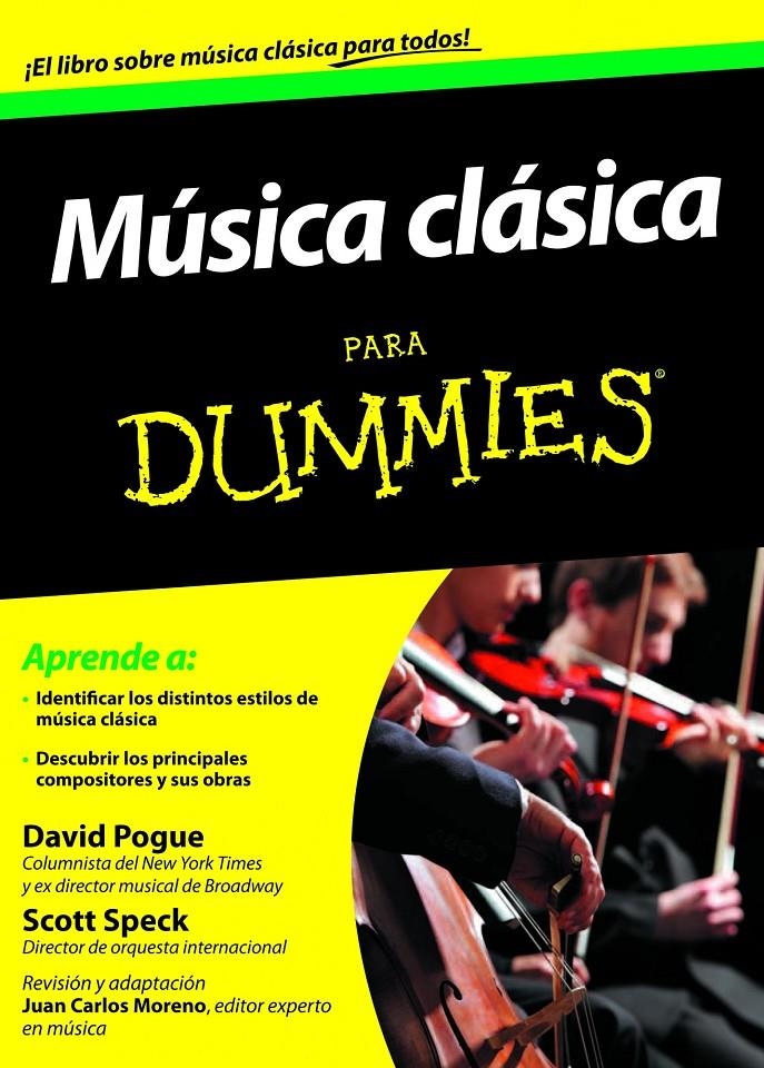 MÚSICA CLÁSICA PARA DUMMIES | 9788432901539 | DAVID POGUE/SCOTT SPECK | Llibreria Online de Banyoles | Comprar llibres en català i castellà online