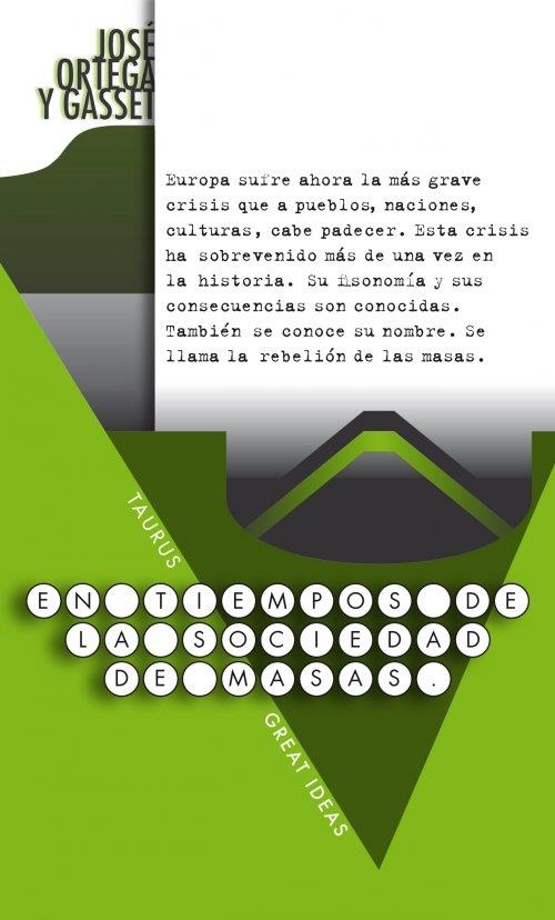 TIEMPOS DE LA SOCIEDAD DE MASAS, EN | 9788430602230 | ORTEGA Y GASSET, JOSE | Llibreria Online de Banyoles | Comprar llibres en català i castellà online