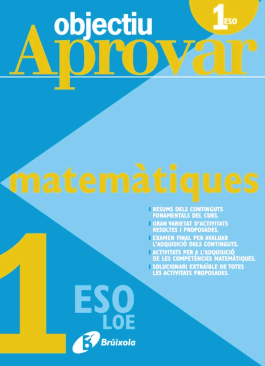 MATEMATIQUES 1 ESO | 9788499060132 | FERNÁNDEZ-CANO LÓPEZ, JOSÉ ÁNGEL/ARCE LLACH, FERNANDO/ROIG COMPANY, ALBERT | Llibreria Online de Banyoles | Comprar llibres en català i castellà online