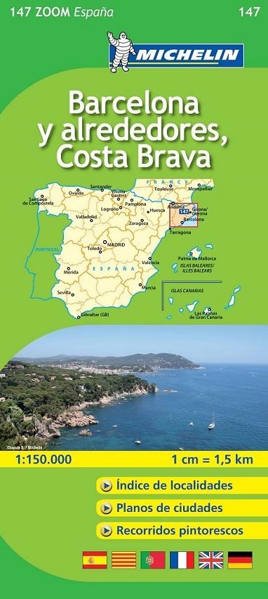 MAPA BARCELONA Y ALREDEDORES, COSTA BRAVA | 9782067140660 | VARIOS AUTORES | Llibreria Online de Banyoles | Comprar llibres en català i castellà online