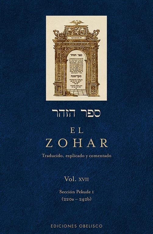 EL ZOHAR (VOL. XVII) | 9788497779869 | BAR IOJAI, RABI SHIMON | Llibreria Online de Banyoles | Comprar llibres en català i castellà online