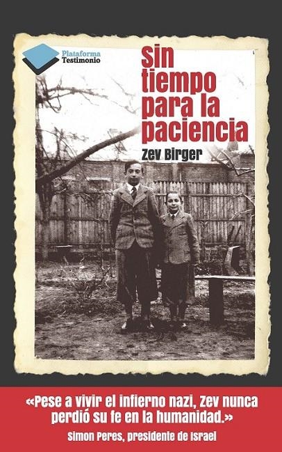 SIN TIEMPO PARA LA PACIENCIA | 9788415577560 | BIRGER, ZEV  | Llibreria Online de Banyoles | Comprar llibres en català i castellà online