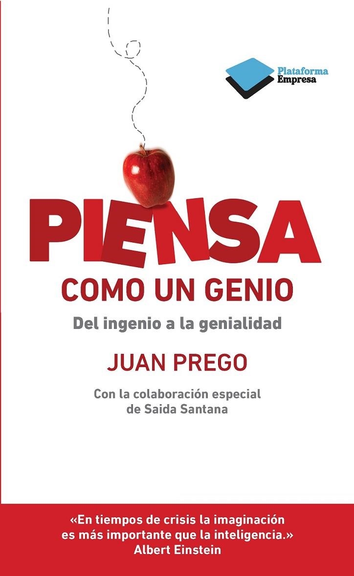 PIENSA COMO UN GENIO | 9788415577720 | PREGO, JUAN | Llibreria Online de Banyoles | Comprar llibres en català i castellà online