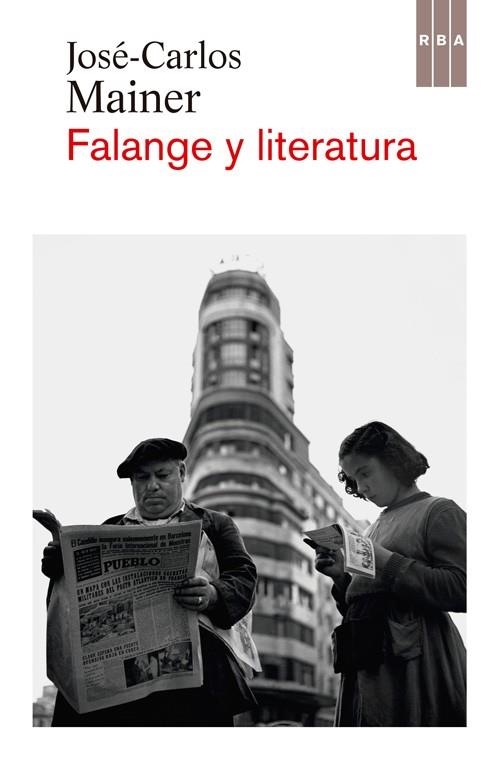 FALANGE Y LITERATURA | 9788490066775 | MAINER , JOSE CARLOS | Llibreria Online de Banyoles | Comprar llibres en català i castellà online