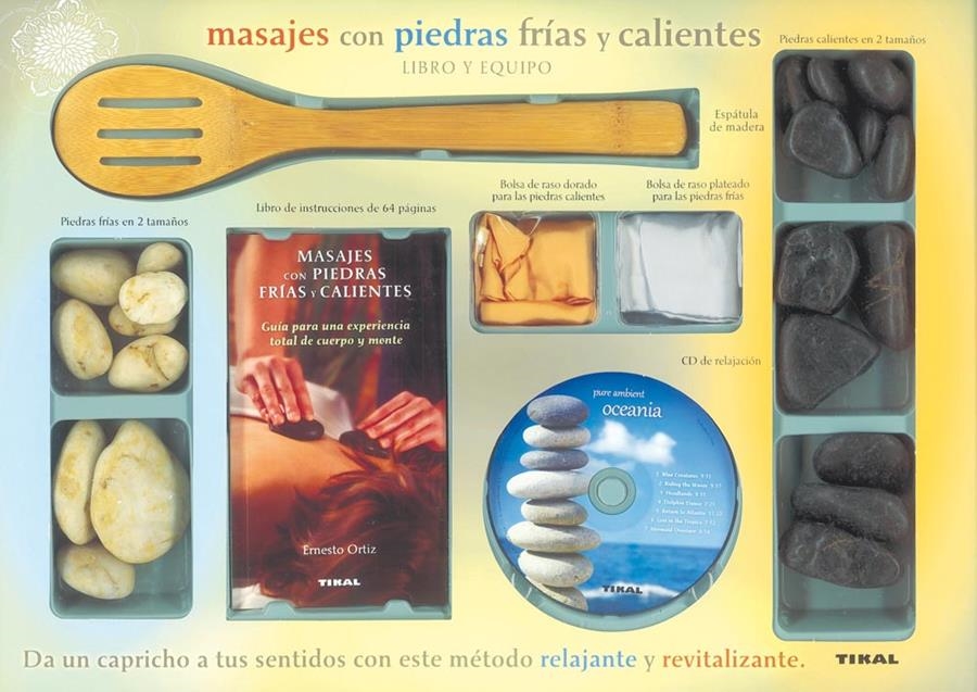 MASAJES CON PIEDRAS FRÍAS Y CALIENTES | 9788499282947 | ORTIZ, ERNESTO | Llibreria Online de Banyoles | Comprar llibres en català i castellà online