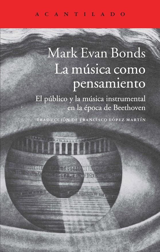 MÚSICA COMO PENSAMIENTO, LA | 9788416011162 | BONDS, MARK EVAN | Llibreria Online de Banyoles | Comprar llibres en català i castellà online