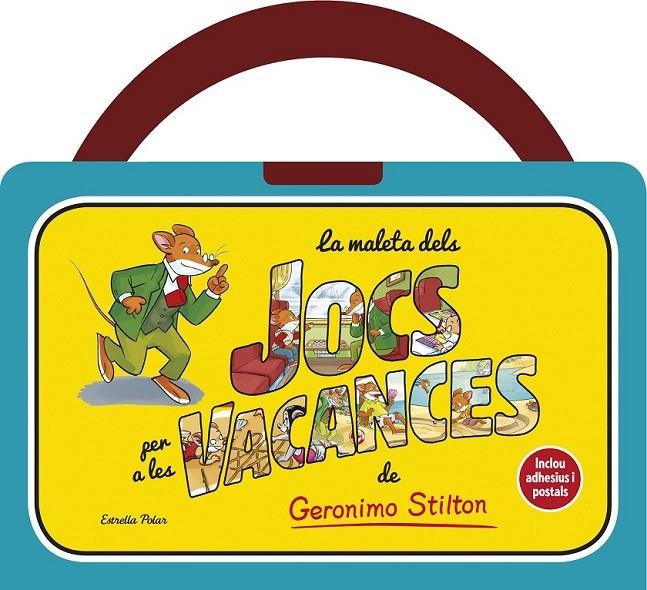 MALETA DE JOCS PER A LES VACANCES DE GERONIMO STILTON, LA | 9788490572047 | STILTON, GERONIMO  | Llibreria L'Altell - Llibreria Online de Banyoles | Comprar llibres en català i castellà online - Llibreria de Girona