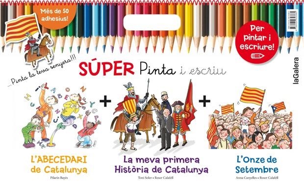 SÚPER PINTA I ESCRIU CATALUNYA | 9788424653385 | CANYELLES, ANNA/SOLER I GUASCH, TONI/BAYÉS, PILARÍN | Llibreria Online de Banyoles | Comprar llibres en català i castellà online