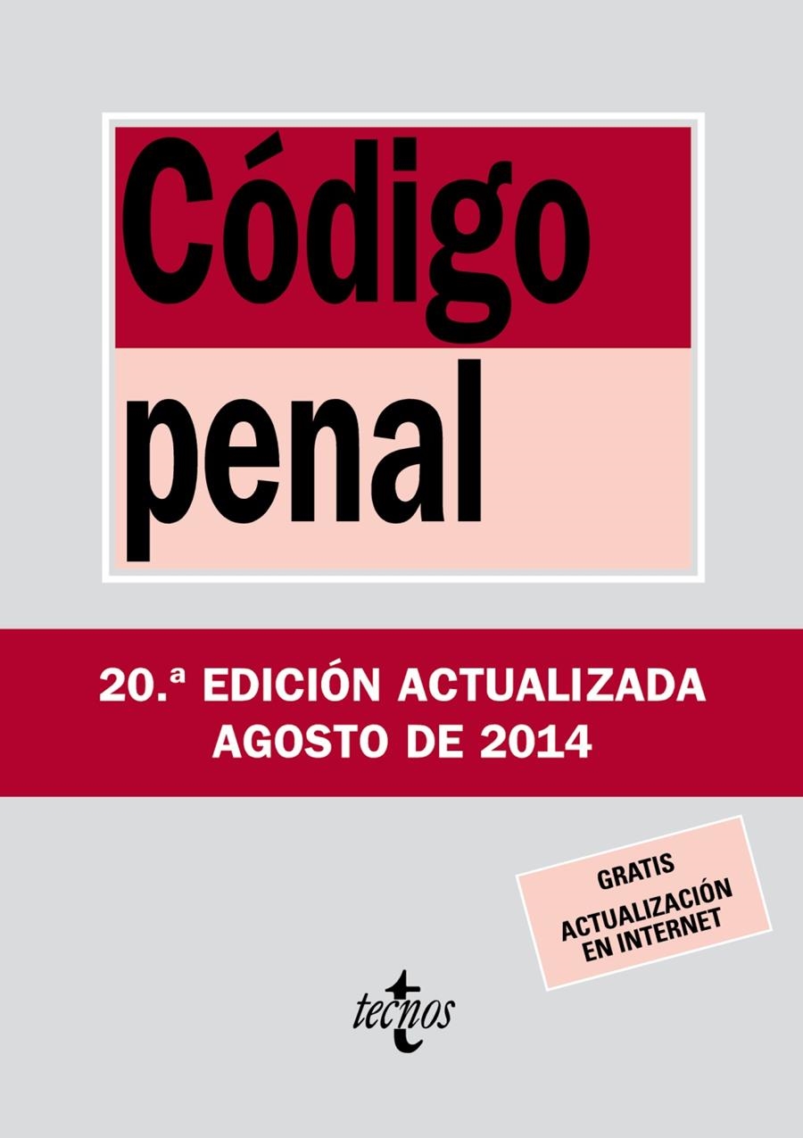 CÓDIGO PENAL | 9788430962358 | EDITORIAL TECNOS | Llibreria Online de Banyoles | Comprar llibres en català i castellà online