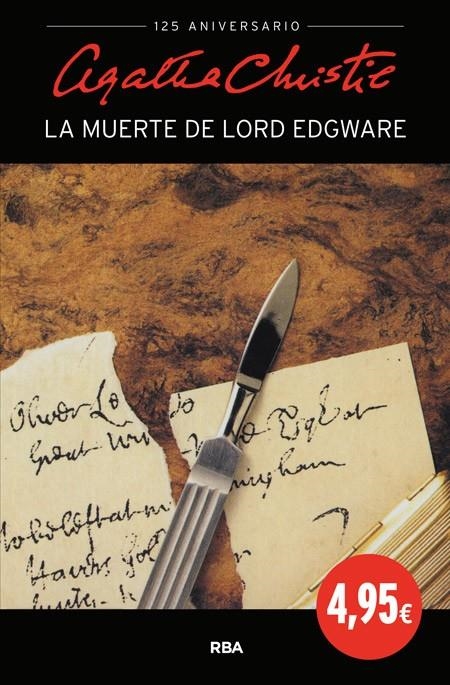 MUERTE DE LORD EDGWARE, LA | 9788490564349 | CHRISTIE , AGATHA | Llibreria Online de Banyoles | Comprar llibres en català i castellà online