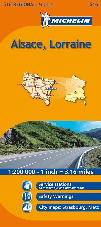 MAPA REGIONAL ALSACE, LORRAINE | 9782067135246 | VARIOS AUTORES | Llibreria Online de Banyoles | Comprar llibres en català i castellà online