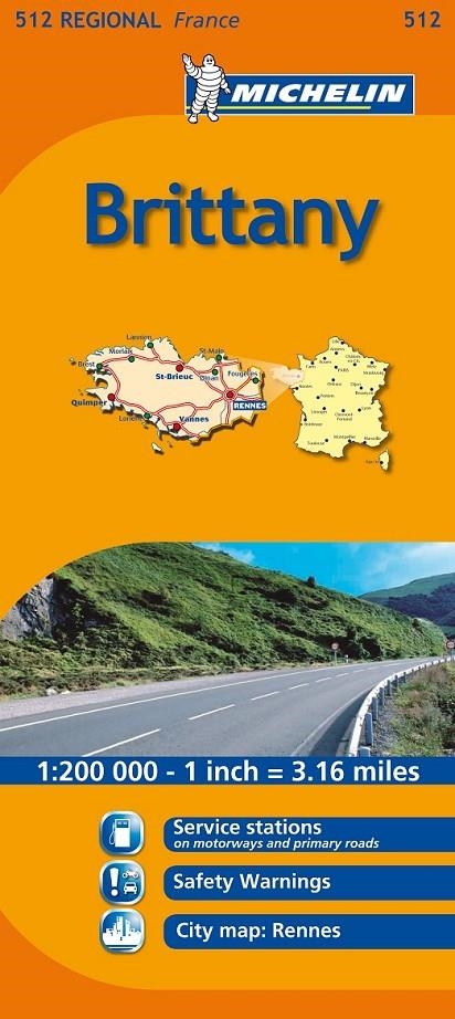 MAPA REGIONAL BRITTANY | 9782067135208 | VARIOS AUTORES | Llibreria Online de Banyoles | Comprar llibres en català i castellà online