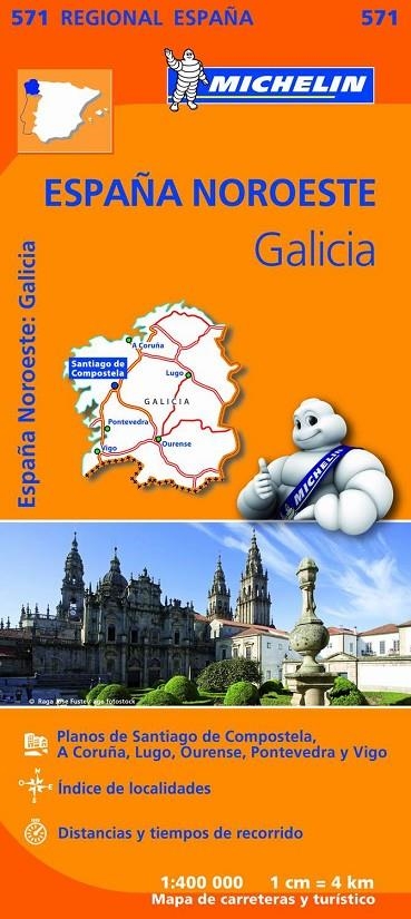 MAPA REGIONAL GALICIA | 9782067184107 | VARIOS AUTORES | Llibreria Online de Banyoles | Comprar llibres en català i castellà online