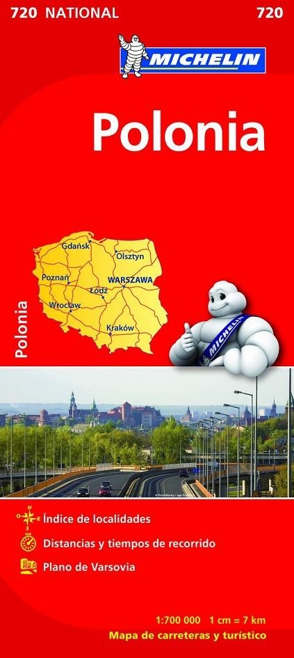 MAPA NATIONAL POLONIA | 9782067171572 | VARIOS AUTORES | Llibreria Online de Banyoles | Comprar llibres en català i castellà online