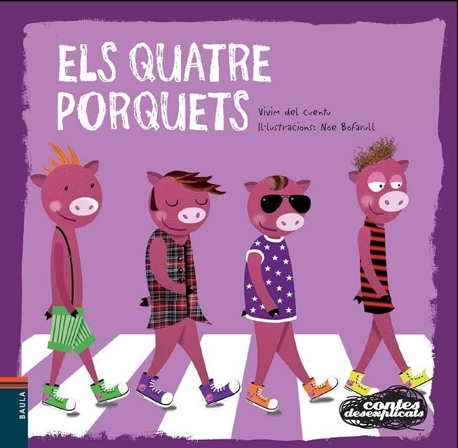 ELS QUATRE PORQUETS | 9788447928361 | VIVIM DEL CUENTU | Llibreria Online de Banyoles | Comprar llibres en català i castellà online