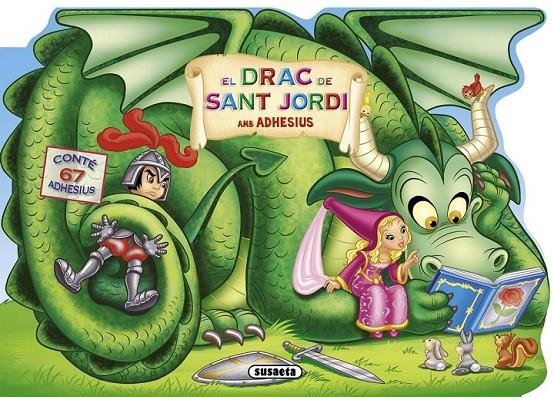 EL DRAC DE SANT JORDI AMB ADHESIUS | 9788467737424 | SUSAETA, EQUIP | Llibreria Online de Banyoles | Comprar llibres en català i castellà online