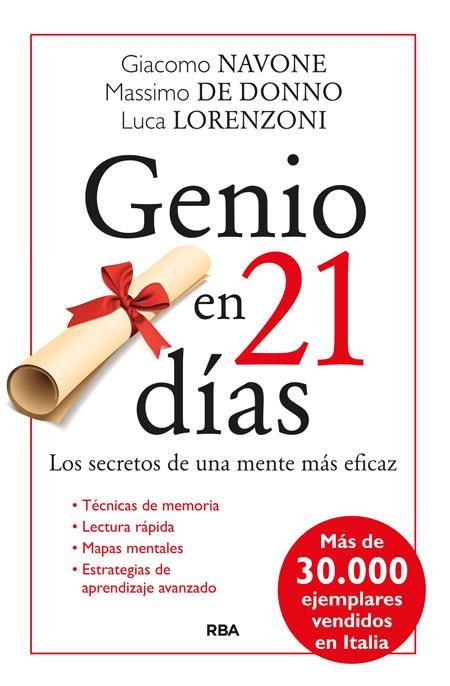 GENIO EN 21 DÍAS | 9788490564585 | NAVONE , GIACOMO/DE DONNO , MASSIMO | Llibreria Online de Banyoles | Comprar llibres en català i castellà online