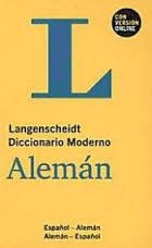 DICCIONARIO MODERNO ALEMAN/ESPAÑOL | 9783468960475 | Llibreria Online de Banyoles | Comprar llibres en català i castellà online