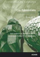 COS ADMINISTRATIU, GENERALITAT DE CATALUNYA, DRET CONSTITUCIONAL, ORGANITZACIÓ P | 9788499431079 | Llibreria Online de Banyoles | Comprar llibres en català i castellà online