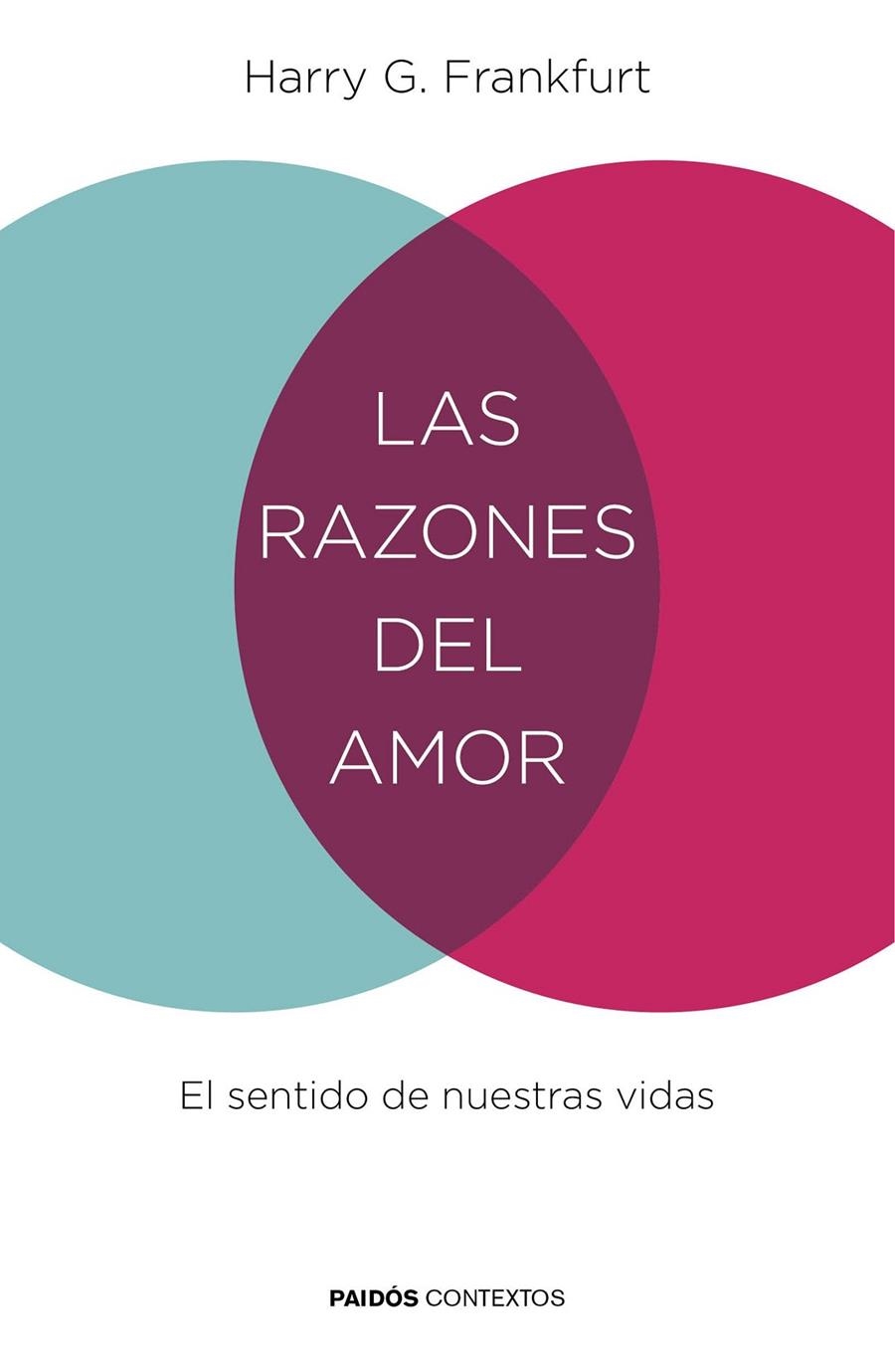 LAS RAZONES DEL AMOR | 9788449332074 | HARRY G. FRANKFURT | Llibreria Online de Banyoles | Comprar llibres en català i castellà online