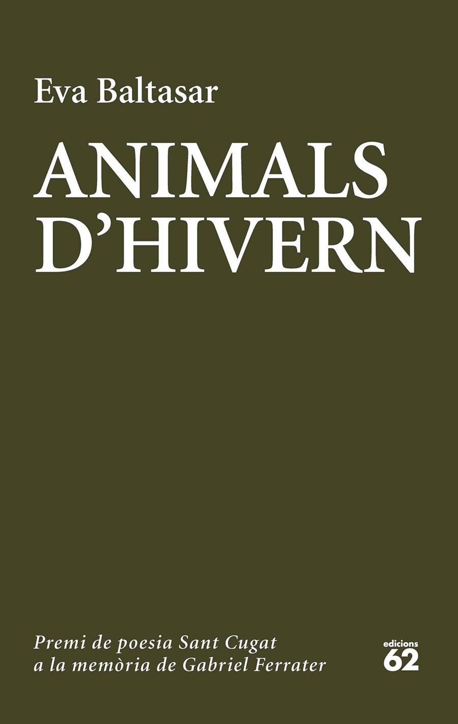 ANIMALS D'HIVERN | 9788429775006 | BALTASAR SARDA, EVA | Llibreria Online de Banyoles | Comprar llibres en català i castellà online