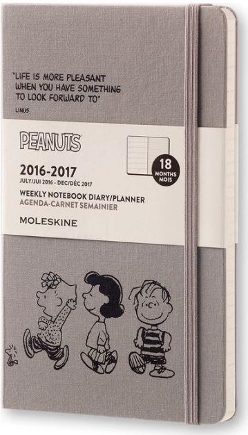 2016-2017 18M PEANUTS SEMANAL L GRIS OSCURO | 8051272893007 | Llibreria Online de Banyoles | Comprar llibres en català i castellà online