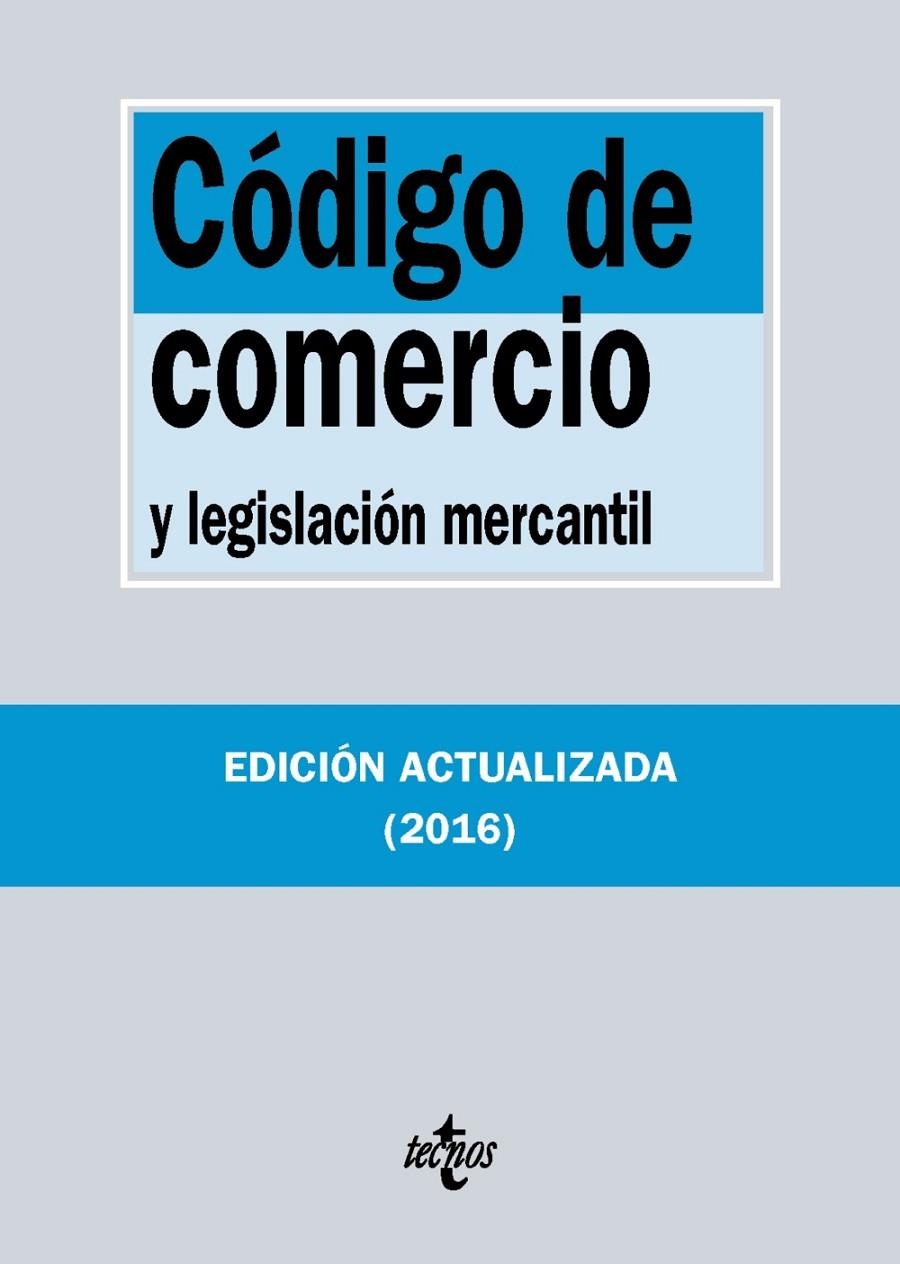 CÓDIGO DE COMERCIO | 9788430969180 | EDITORIAL TECNOS | Llibreria Online de Banyoles | Comprar llibres en català i castellà online