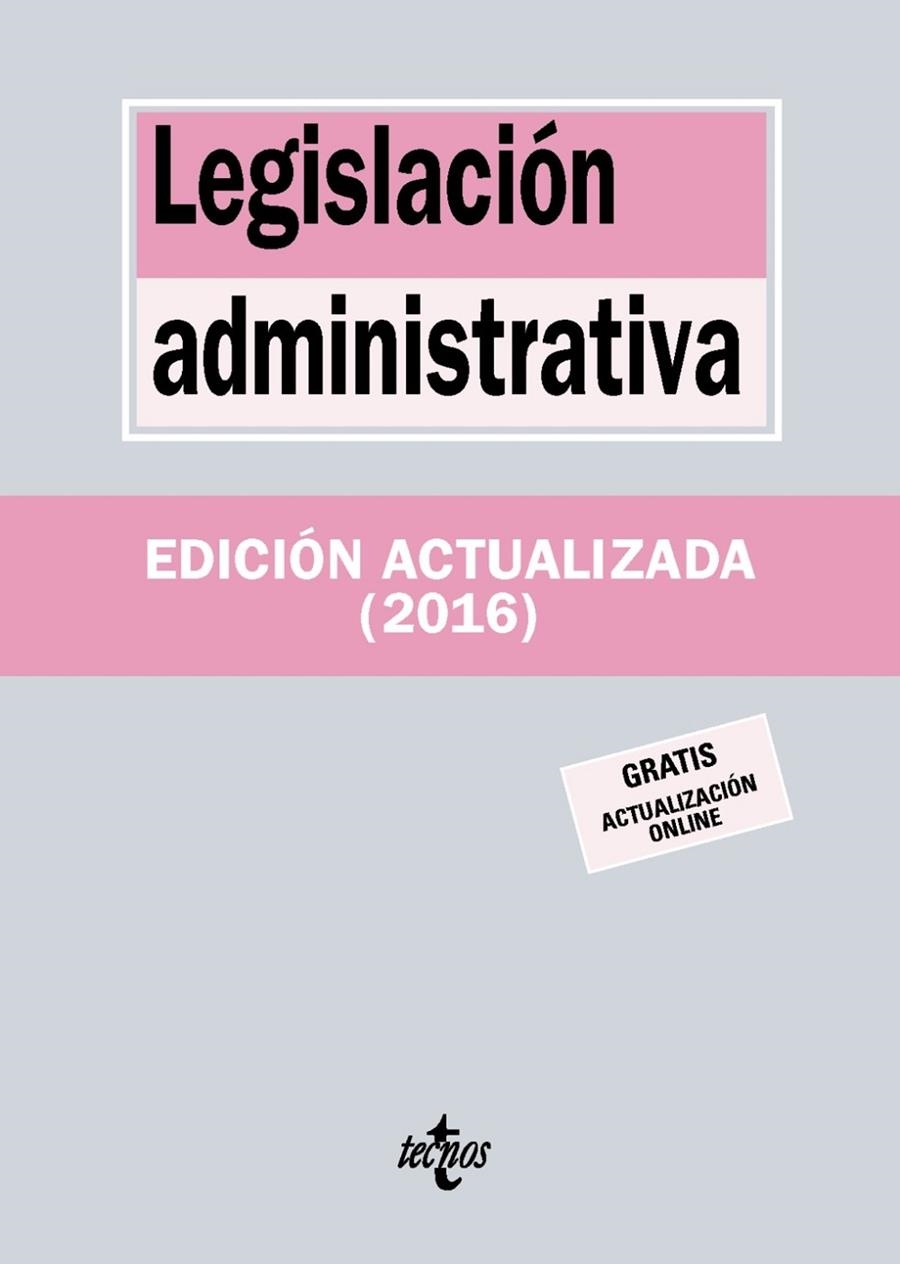 LEGISLACIÓN ADMINISTRATIVA | 9788430969999 | EDITORIAL TECNOS | Llibreria Online de Banyoles | Comprar llibres en català i castellà online