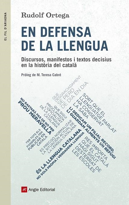 EN DEFENSA DE LA LLENGUA | 9788415307235 | ORTEGA ROBERT, RUDOLF | Llibreria Online de Banyoles | Comprar llibres en català i castellà online