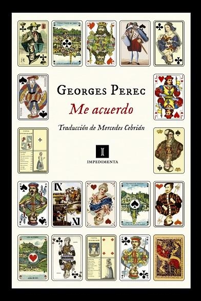 ME ACUERDO | 9788416542741 | PEREC, GEORGES | Llibreria Online de Banyoles | Comprar llibres en català i castellà online