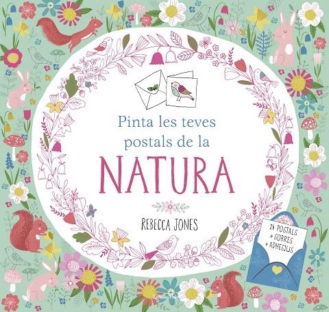 PINTA LES TEVES POSTALS DE LA NATURA | 9788491370857 | REBECCA JONES | Llibreria Online de Banyoles | Comprar llibres en català i castellà online