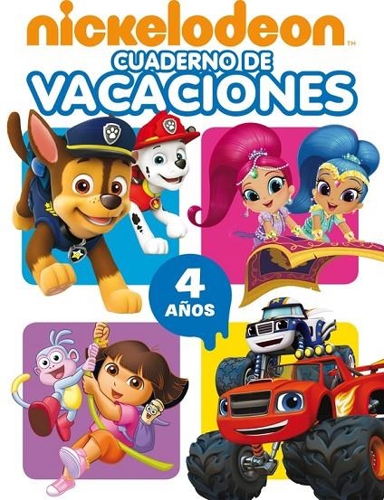 CUADERNO DE VACACIONES NICKELODEON. 4 AÑOS | 9788437201474 | NICKELODEON | Llibreria Online de Banyoles | Comprar llibres en català i castellà online