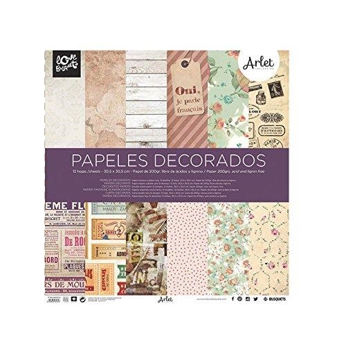 12 PAPERS DOBLE CARA ASSORTITS CANDY AND COQUETTE | 8422829562323 | CANDY AND COQUETTE | Llibreria Online de Banyoles | Comprar llibres en català i castellà online