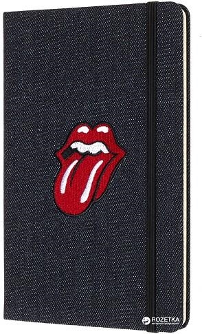 LLIBRETA ROLLING STONES LARGE RULED DENIM | 8058341710890 | MOLESKINE | Llibreria Online de Banyoles | Comprar llibres en català i castellà online