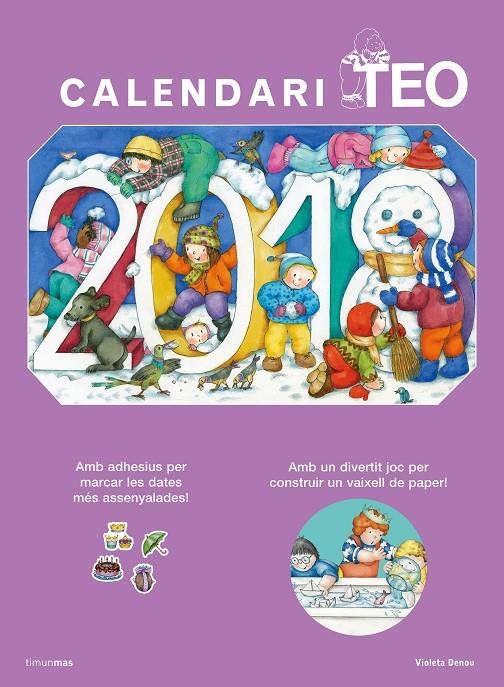 CALENDARI TEO 2018 | 9788491373247 | DENOU, VIOLETA | Llibreria Online de Banyoles | Comprar llibres en català i castellà online