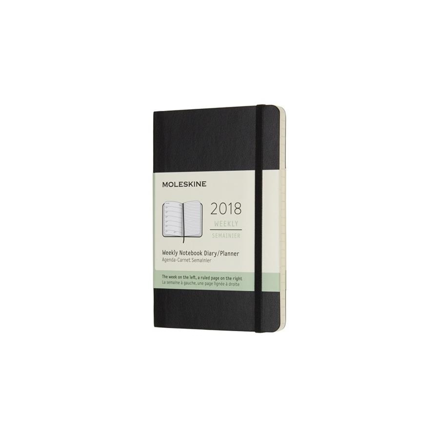 AGENDA SETMANAL MOLESKINE 2018 BUTXACA NEGRE DURA | 8055002854023 | MOLESKINE | Llibreria Online de Banyoles | Comprar llibres en català i castellà online