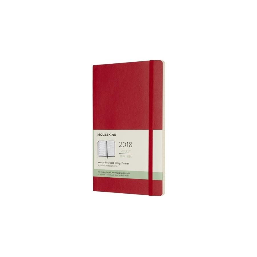 AGENDA MOLESKINE SETMANAL 2018 L VERMELL ESCARLATA TAPA TOVA | 8055002854191 | MOLESKINE | Llibreria Online de Banyoles | Comprar llibres en català i castellà online