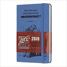 AGENDA MOLESKINE SETMANAL 2018 ALICIA AL PAÍS DE LES MERAVELLES P BLAU | 8055002855426 | MOLESKINE | Llibreria Online de Banyoles | Comprar llibres en català i castellà online