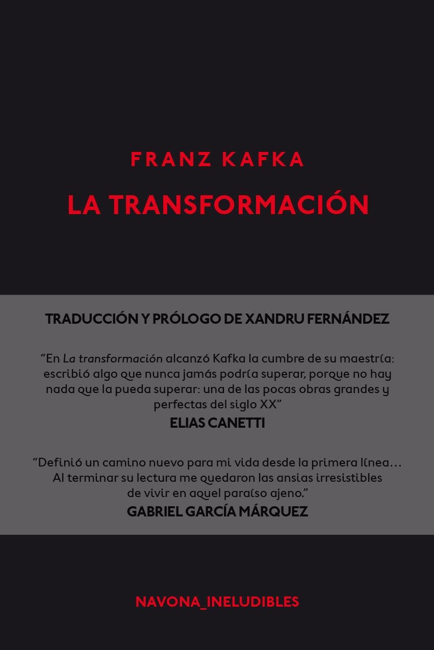 LA TRANSFORMACIÓN | 9788417181048 | KAFKA, FRANZ | Llibreria Online de Banyoles | Comprar llibres en català i castellà online