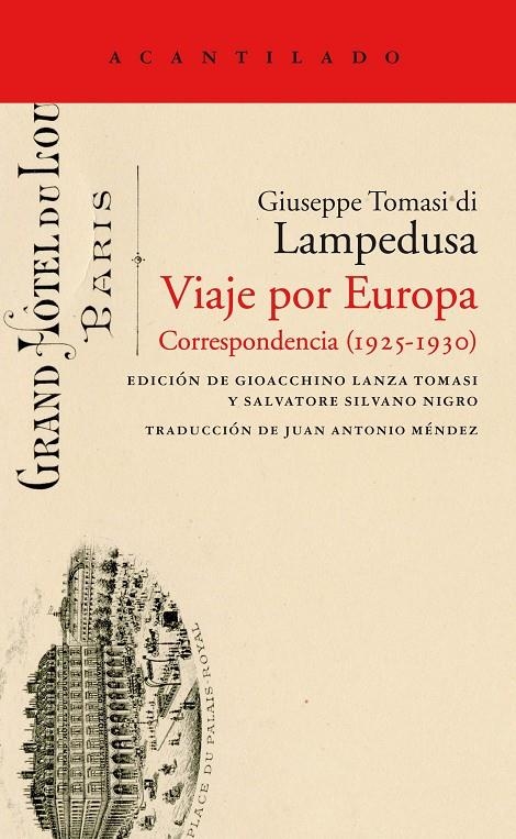 VIAJE POR EUROPA | 9788416748655 | DI LAMPEDUSA, GIUSEPPE TOMASI | Llibreria Online de Banyoles | Comprar llibres en català i castellà online