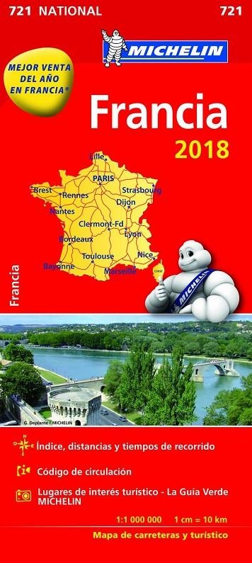 MAPA NATIONAL FRANCIA | 9782067226524 | VARIOS AUTORES | Llibreria Online de Banyoles | Comprar llibres en català i castellà online