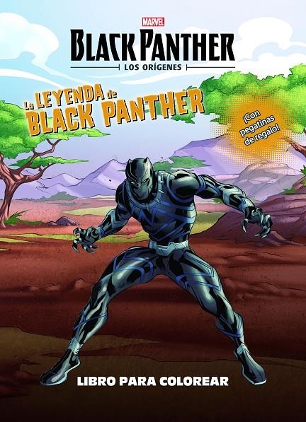 BLACK PANTHER. LOS ORÍGENES. LA LEYENDA DE BLACK PANTHER. LIBRO PARA COLOREAR | 9788416914104 | MARVEL | Llibreria Online de Banyoles | Comprar llibres en català i castellà online